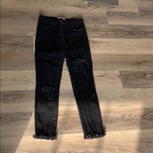 Max Studio High Waist Black Jeans size 27